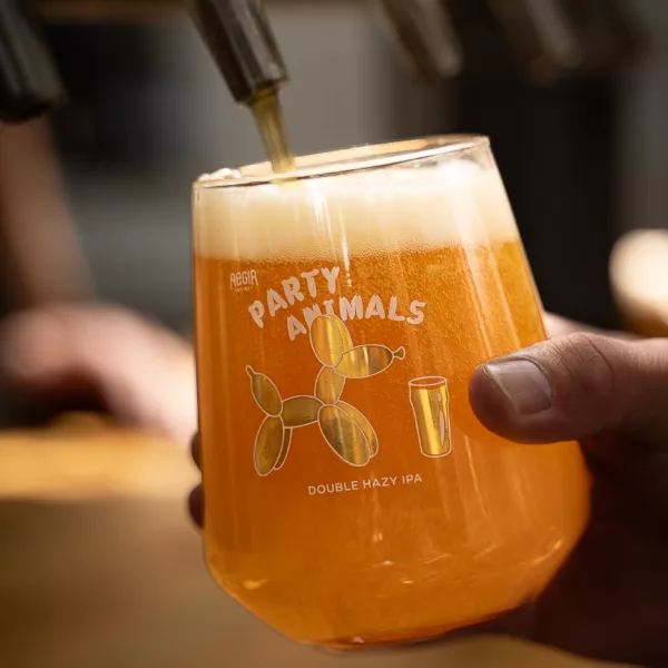 Limited-edition party animals glass